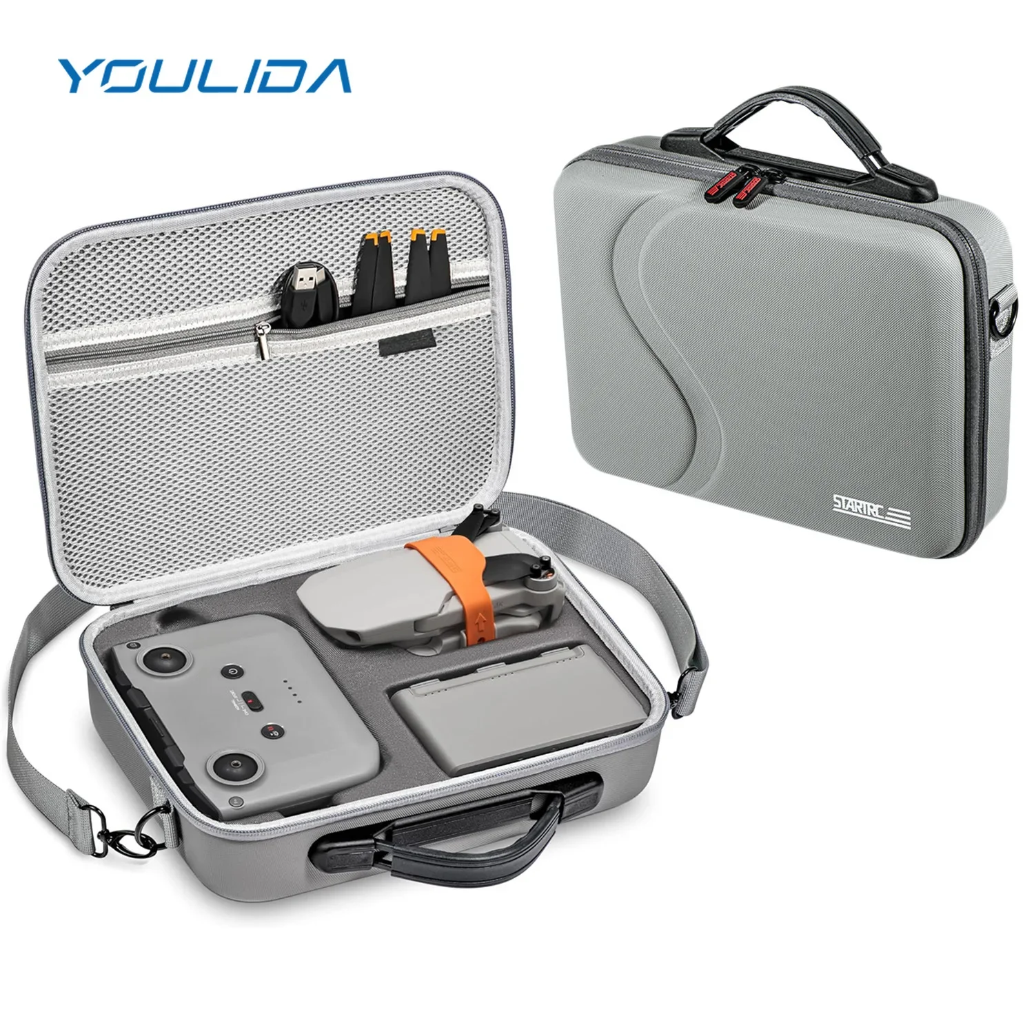 Drone Carrying Bag - Mini 2 Tas Bahu PU Casing