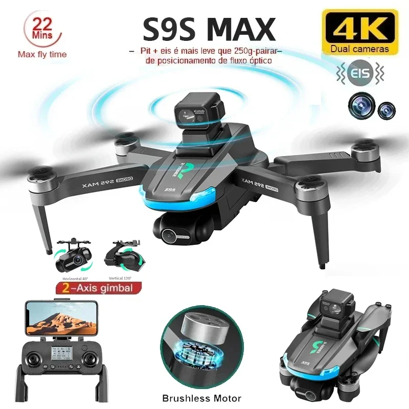 Dron Rc Quadcopter - Drone MINI S9S MAX Baru 4K