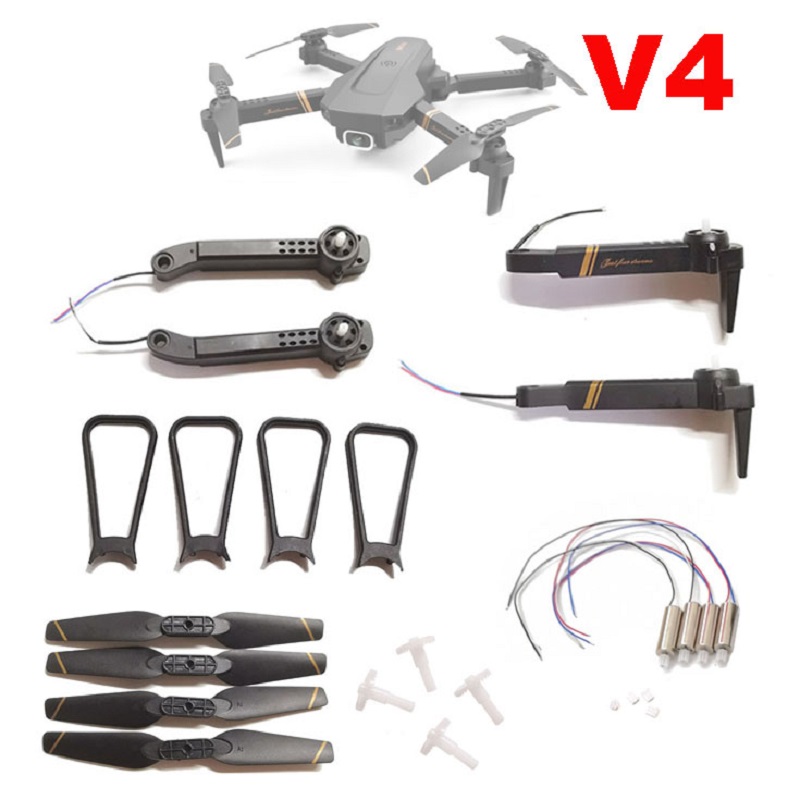 Drone Rc V4 - Suku Cadang Mesin Motor Lengan Sayap
