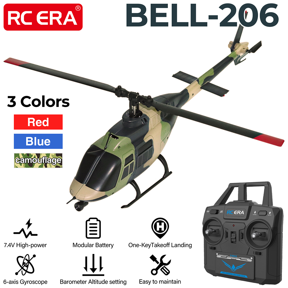 Drone Rc Aircraft - RC ERA RC Helikopter 1:33 Bell-206