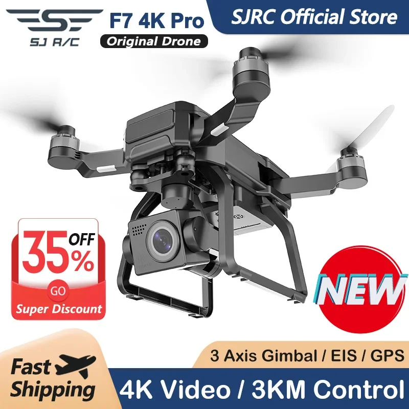 Drone Sjrc - SJRC Drone kamera F7 4K PRO,