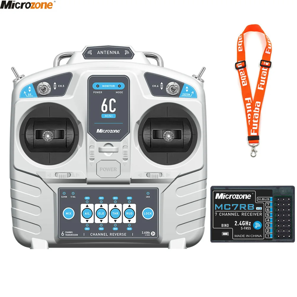 Drone Rc Aircraft - MicroZone MC6C Mini V2 2.4G 6CH
