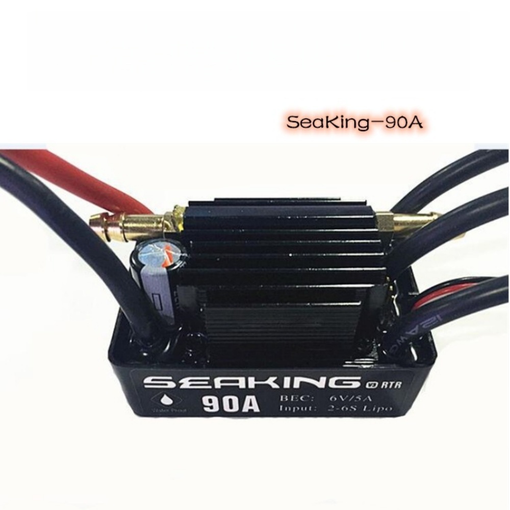 Rc Boat Brushless Motor - FATJAY Hobbywing Seaking-90A-V3 90A 2-6S Pengendali