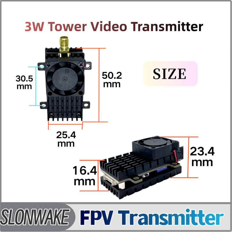 Rc Transmitter Drone - Modul Transmisi Video FPV SLONWAKE 5.8G