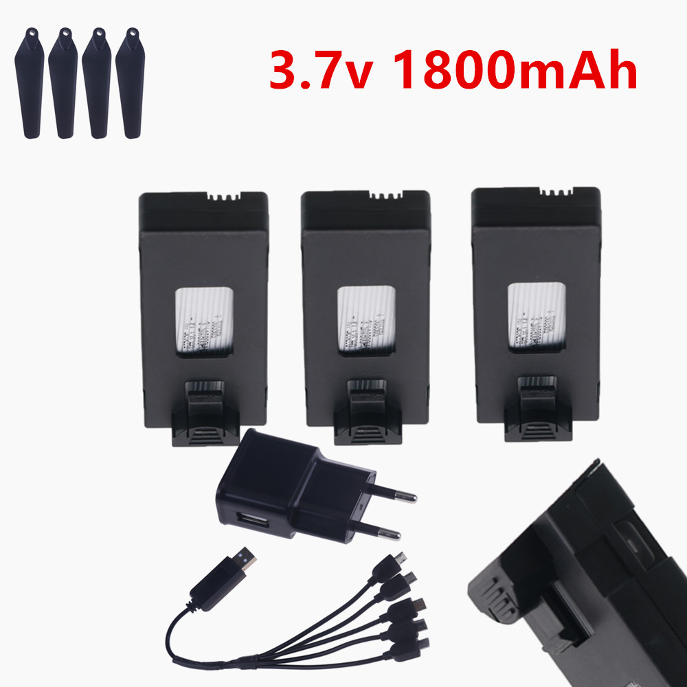 Drone E88 Rc Quadcopter - Baterai Lipo 3.7V Isi Ulang 1800mAh