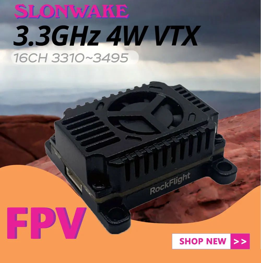 SLONWAKE FPV 3.3G 16CH 4000mW  - Rc Transmitter Drone ulasan dan harga