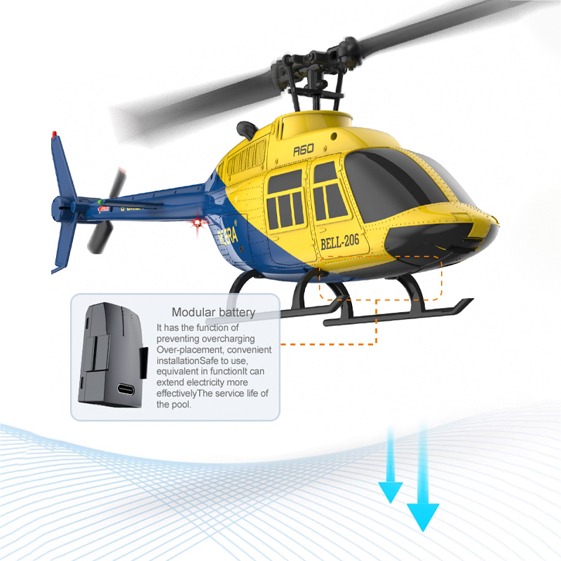 Helikopter RC A60 2.4G 6-Axis  - Drone Rc Bolide ulasan dan harga