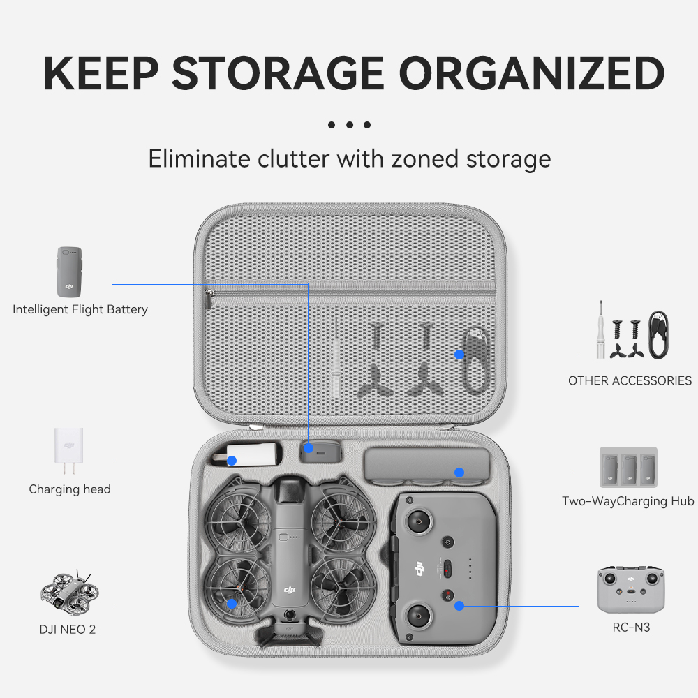 Tas Organizer Perjalanan XFJI  - Drone Carrying Bag ulasan dan harga