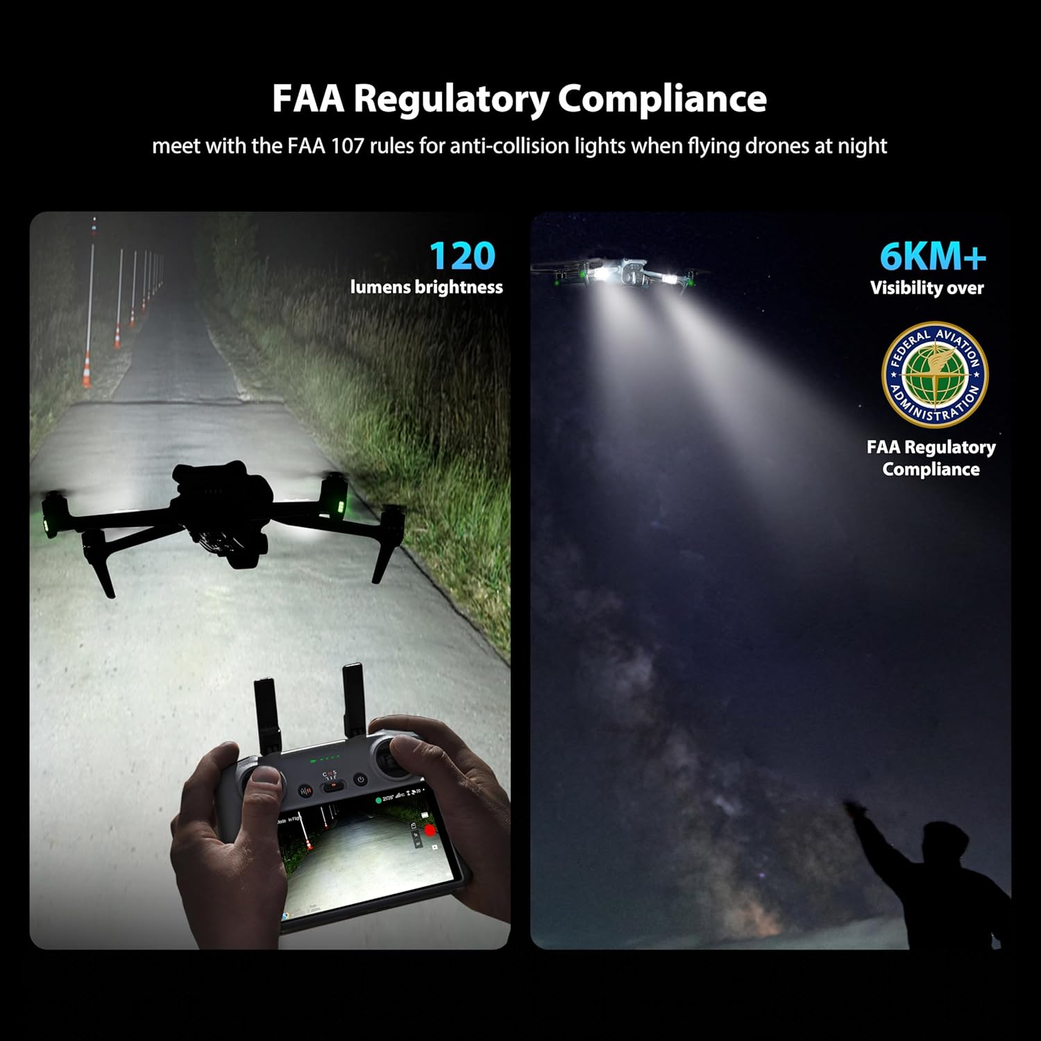 Lampu Strobo Drone STARTRC Lam - Drone Dji Rc Pro ulasan dan harga