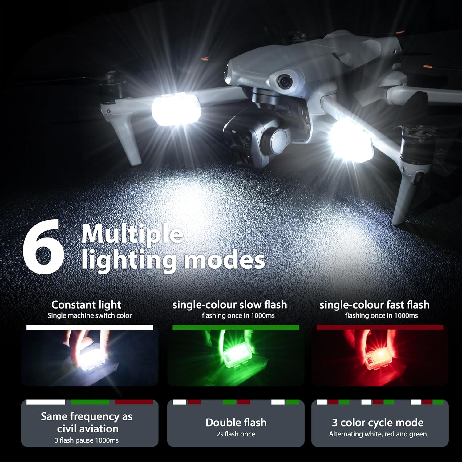 Lampu Strobo Drone STARTRC Lam - Drone Dji Rc Pro ulasan dan harga