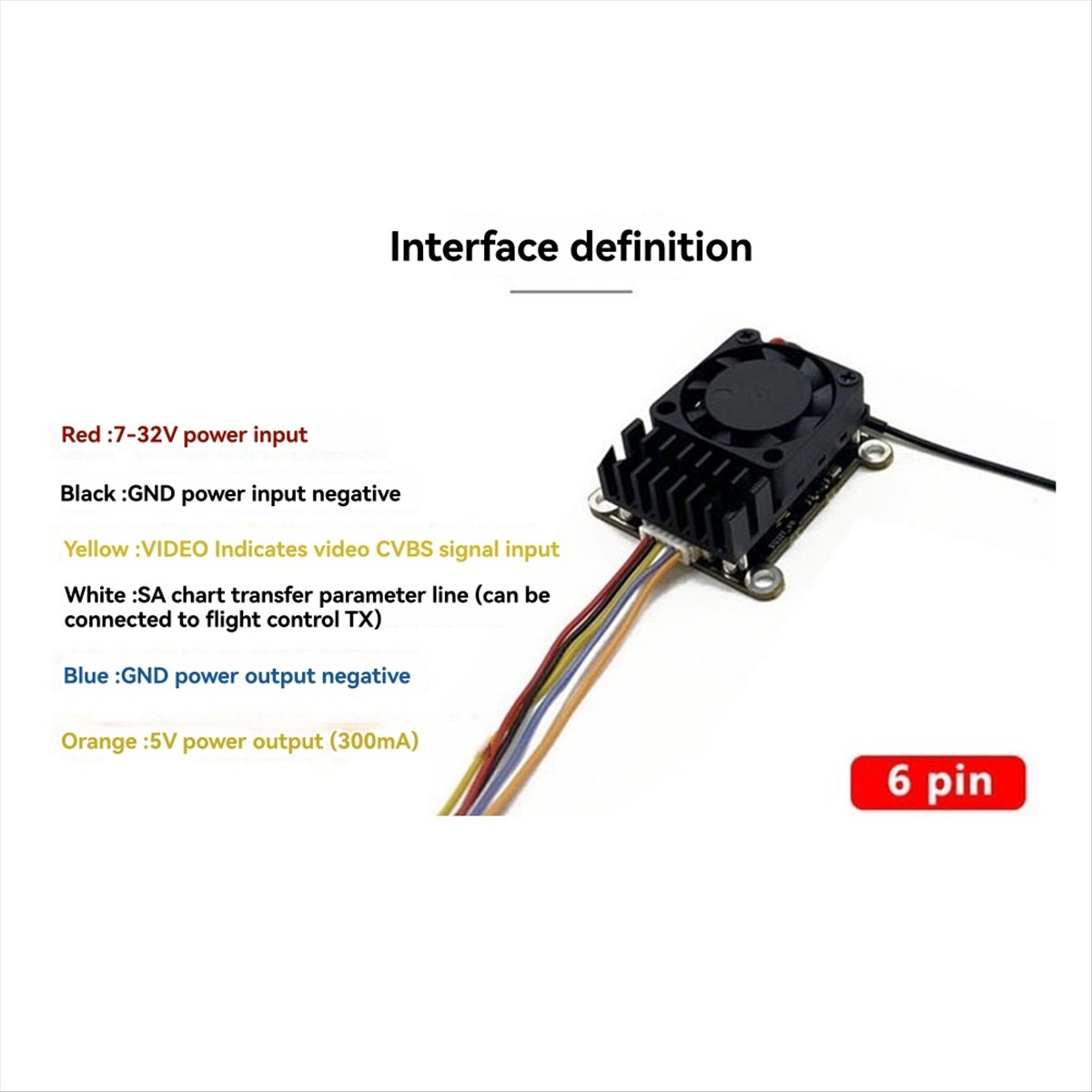 5.8G 2W VTX 2000mW Modul Peman - Rc Transmitter Drone ulasan dan harga