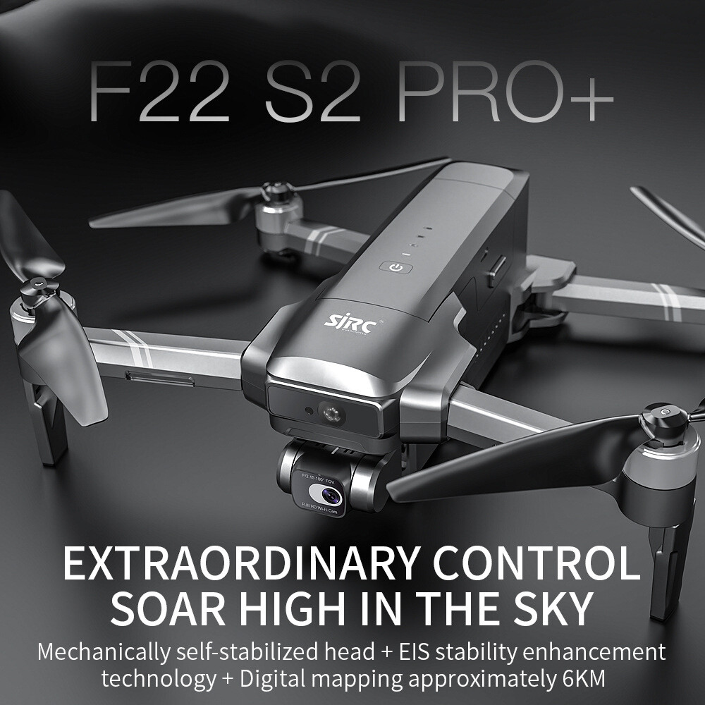Drone SJRC F22 S2 PRO+ GPS 6KM - Drone Sjrc ulasan dan harga