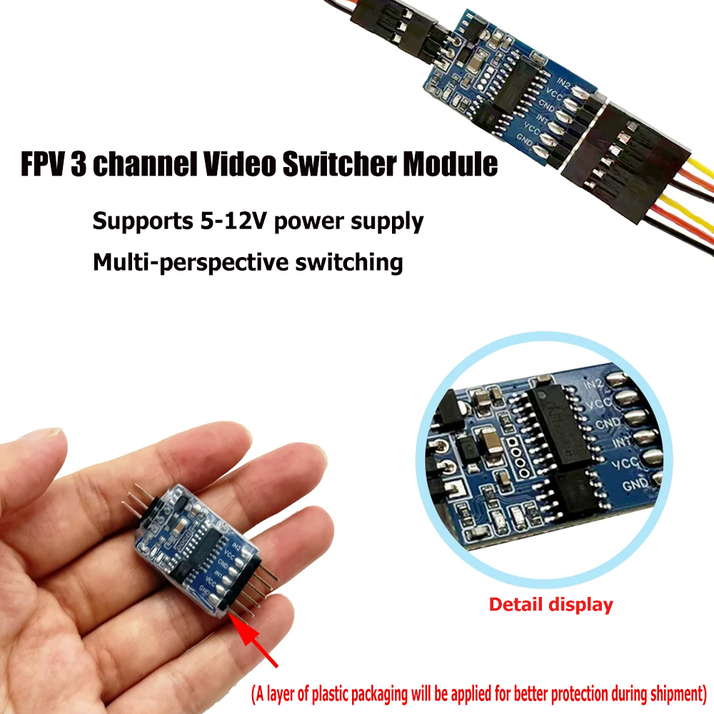 Modul Pengalih Video 3 Saluran - Drone Rc Toy ulasan dan harga
