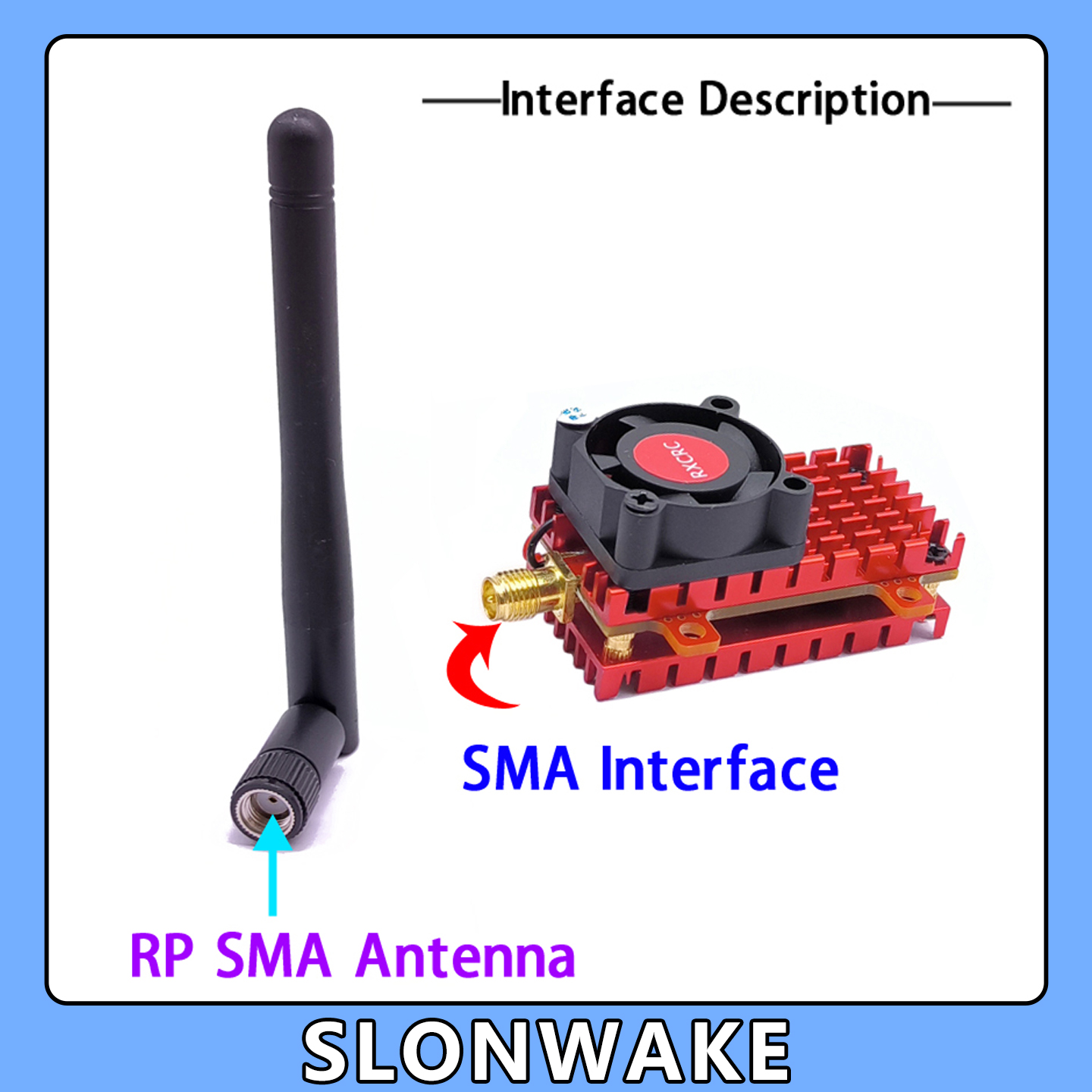 SLONWAKE 5.8G 2W VTX FPV Kamer - Drone Rc With Screen ulasan dan harga