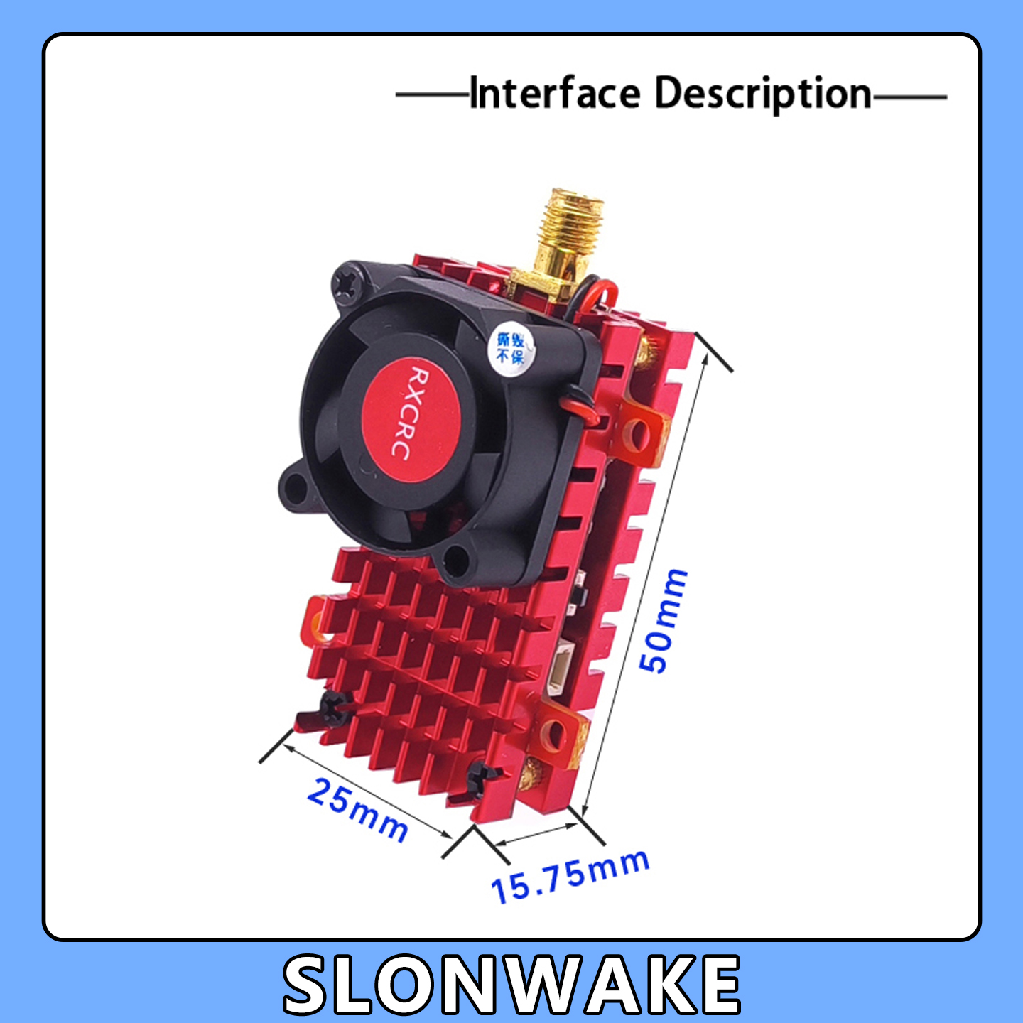 SLONWAKE 5.8G 2W VTX FPV Kamer - Drone Rc With Screen ulasan dan harga