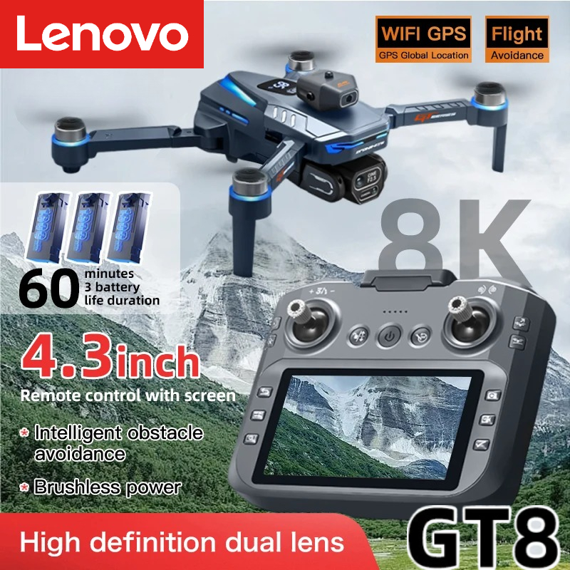 Drone Lenovo GT8 8K Profesiona - Rc Drone E88 ulasan dan harga