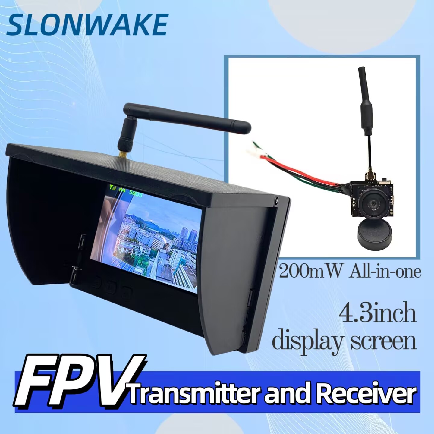 SLONWAKE Kamera Transmisi Vide - Drone Rc With Screen ulasan dan harga