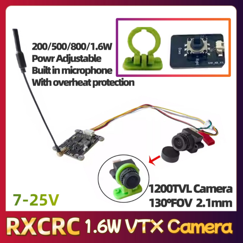 Modul RXCRC 5.8G 48CH 1.6W VTX - Rc Transmitter Drone ulasan dan harga