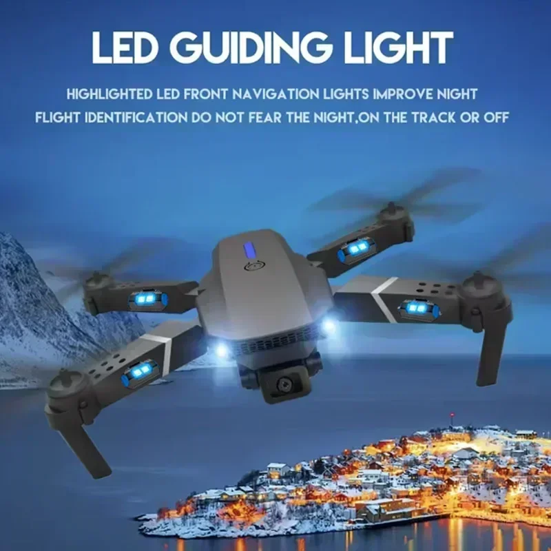 E88 Pro Drone FPV kamera sudut - Dron Rc Quadcopter ulasan dan harga