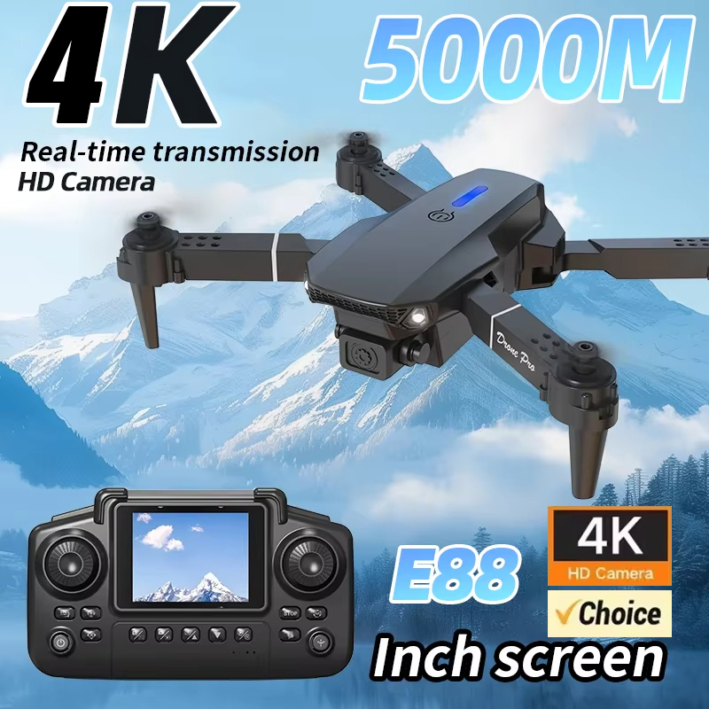 Drone Fotografi Udara HD Kamer - Drone E88 Rc Quadcopter ulasan dan harga