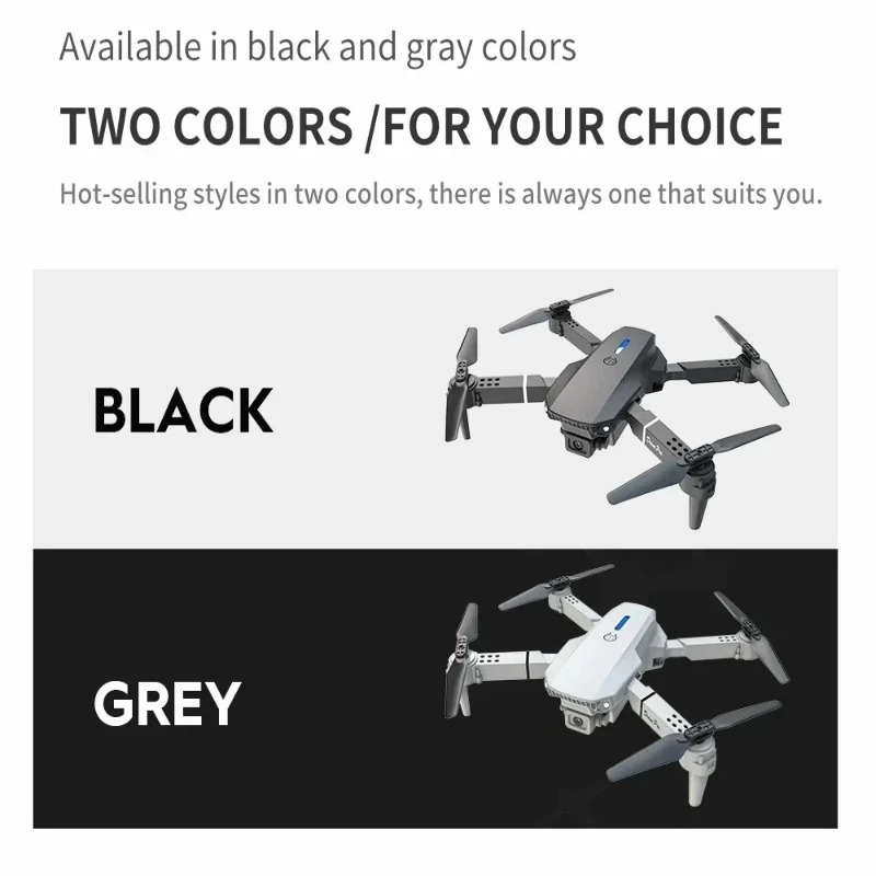 E88 Mini Drone Kamera 4K HD Wi - Drone E88 Rc Quadcopter ulasan dan harga