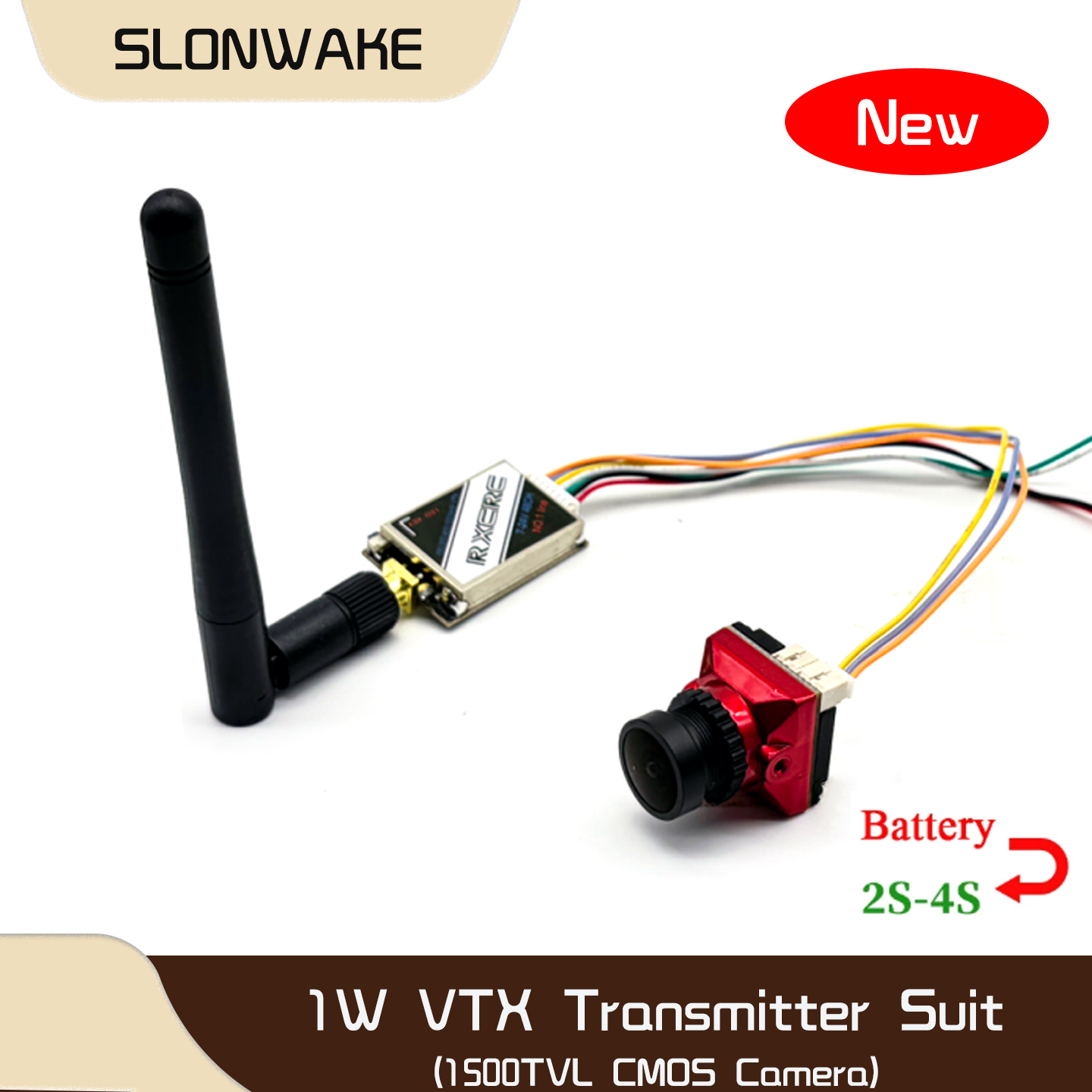 SLONWAKE 5.8G 48CH 1W VTX 100/ - Rc Transmitter Drone ulasan dan harga