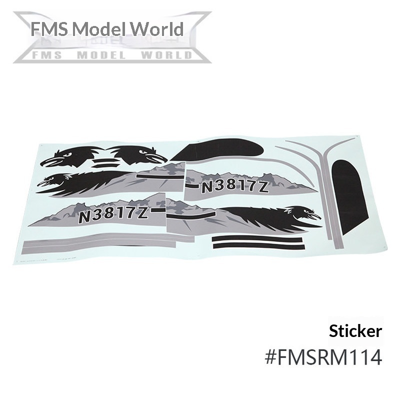Stiker Pesawat RC FMS untuk Pe - Drone Rc Aircraft ulasan dan harga