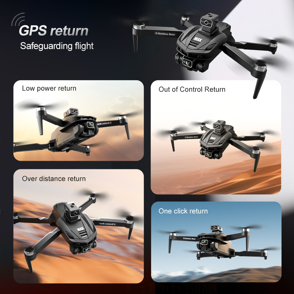 V168 PRO Max GPS Drone 8K Prof - Dron Rc Quadcopter ulasan dan harga