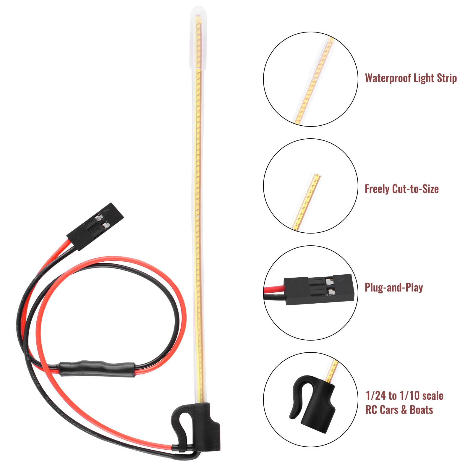 ModRax 2PCS Lampu Antena LED R - Drone Rc Bolide ulasan dan harga