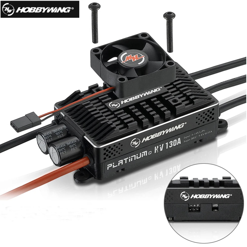 Hobbywing Platinum HV 130A SBE - Drone Rc V4 ulasan dan harga