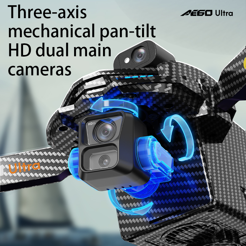 Drone Profesional AE60 GPS Kam - Drone Rc With Screen ulasan dan harga