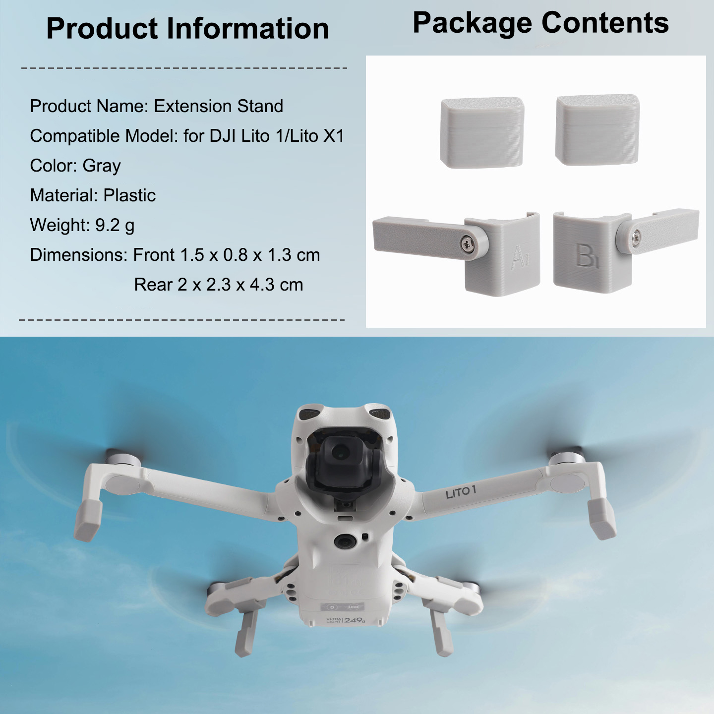 Pemanjang Landing Gear untuk D - Drone Dji Rc N1 ulasan dan harga