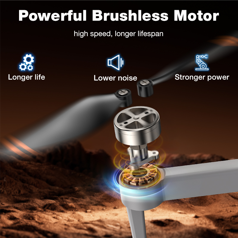 Drone Baru L017 Pro Brushless  - Dron Rc Quadcopter ulasan dan harga
