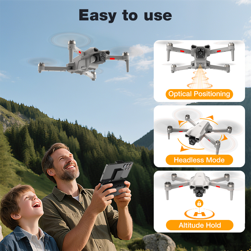 Drone Baru L017 Pro Brushless  - Dron Rc Quadcopter ulasan dan harga