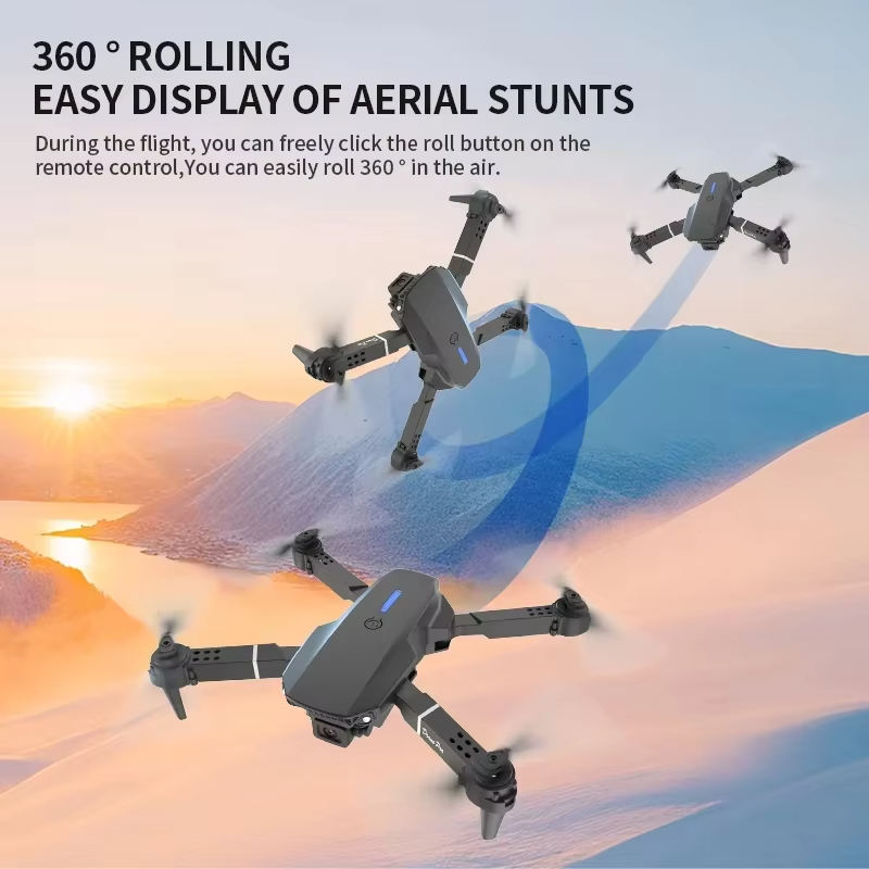 Drone E88 Baru 2026 Kamera HD  - Drone E88 Rc Quadcopter ulasan dan harga