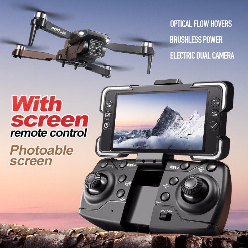 Drone Kamera M10 dengan Remote - Drone Rc With Screen ulasan dan harga