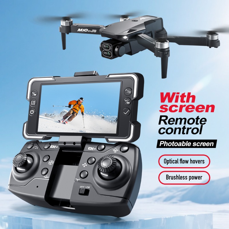 Drone Kamera M10 dengan Remote - Drone Rc With Screen ulasan dan harga