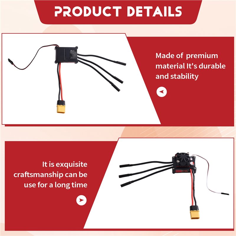 MACH-RC 75A Pengendali Kecepat - Rc Boat Brushless Motor ulasan dan harga