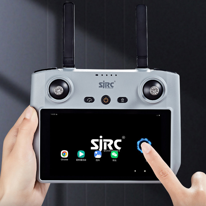 Remote Control Layar Sentuh 5. - Drone Sjrc ulasan dan harga