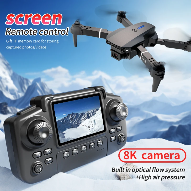 Drone E88 PRO dengan Layar, Ka - Drone E88 Rc Quadcopter ulasan dan harga