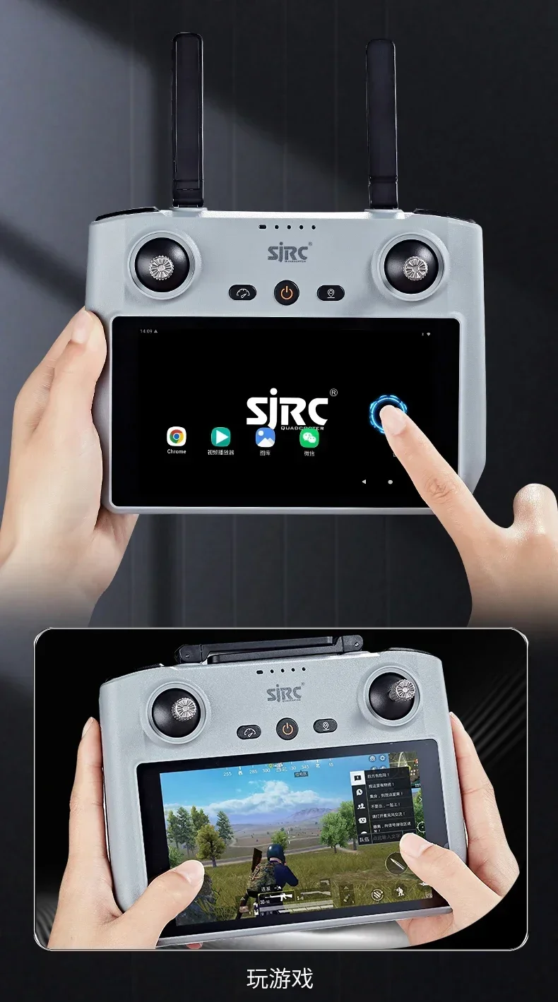 Remote Control Layar Sentuh SJ - Drone Sjrc ulasan dan harga